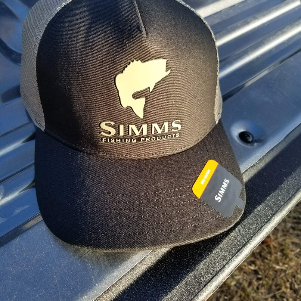 Simms Fishing Double Haul Trucker Black Stone